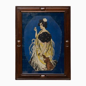 Ramon Casas, Anis Del Mono, Print, 1930, Framed