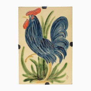 Artwork of Rooster en Céramique Murale par Diaz Costa, 1960