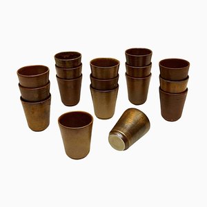 Ceramic Glass by Grespots, 1960s, Set of 17