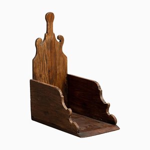 Balai à Poussière Rustique en Bois Sculptural Début 20ème Siècle