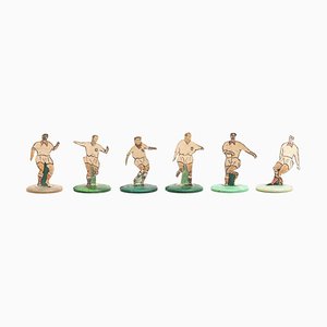 Traditional Button Soccer Game Figures, 1950s