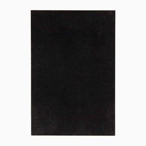 Enrico Della Torre, Large Black Composition, 2017, Charcoal on Linen