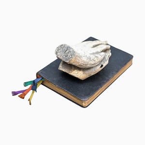 Artwork with Book and Mysterious Praying Hands, 1990s