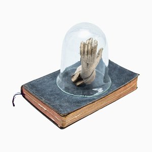 uvre d'Art Mystique avec Livre et Partie de Sculpture, 1990s