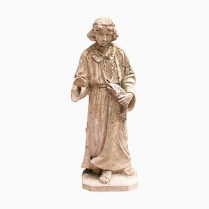 Plaster Jesus Traditional Figure, 1950s
