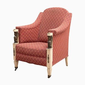 Vintage Sessel mit Sphinx Dekoration, 1940er