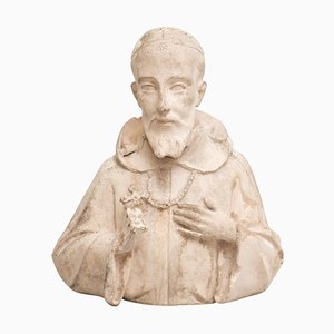 Plaster Saint Figure, 1950s