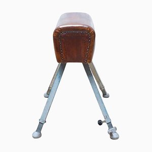 Cheval de Vault Vintage en Cuir, 1950s