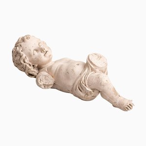 Plaster Baby Jesus Christ Figure, 1950s