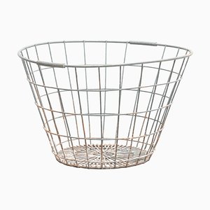 Panier Vintage en Métal, 1970s