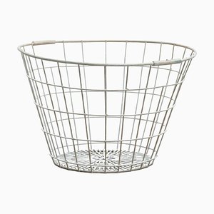 Panier Vintage en Métal, 1970s