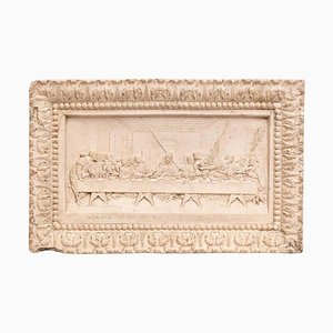 Oeuvre d'art Murale en Plâtre de La Cène, 1950s