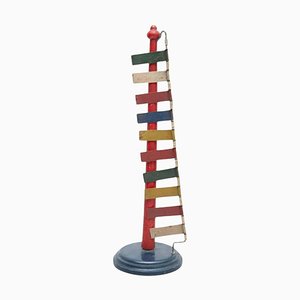 Mid-Century Modern Red, Blue, Yellow, Green and White Metal Sculpture, 1950s