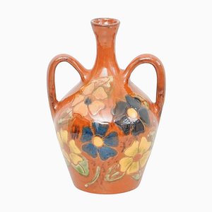 Vase en Céramique Peint à la Main par Diaz Costa, 1960s
