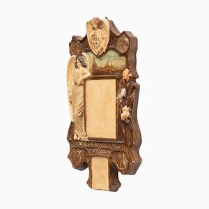 Oeuvre d'art en Plâtre Peint à la Main, 1950s