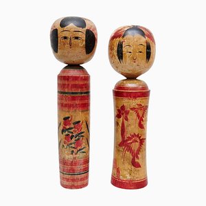 Kokeshi Dolls, Set of 2