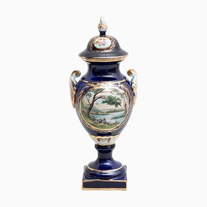 Late 19th Century Spanish Lidded Vase in the style of Sevres