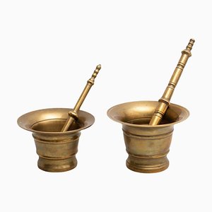 Mortiers et Pilons en Métal, Espagne, 1950s, Set de 4