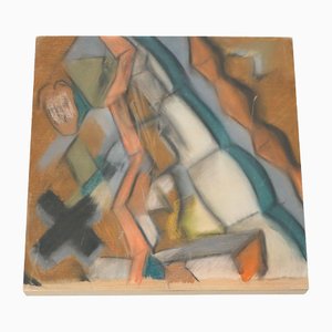Adrian, Abstract Composition, 2020, Mixed Media on Wood