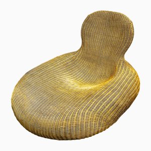 Vintage Rattan, Cane & Wicker Storvik Lounge Chair by Carl Öjerstam for Ikea