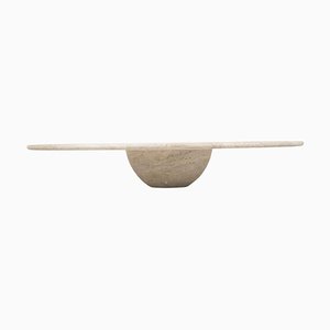 Mid-Century Modern Travertine Coffee Table, Italy, 1960s