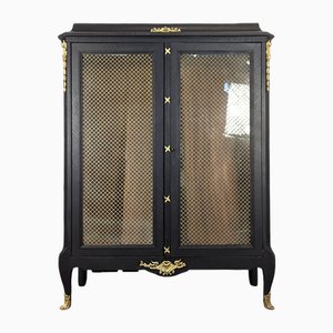 Display Case in Blackened Wood