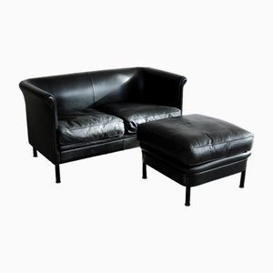 Vintage Sofa und Ottomane von Antonio Citterio für Moroso, 1980er, 2er Set