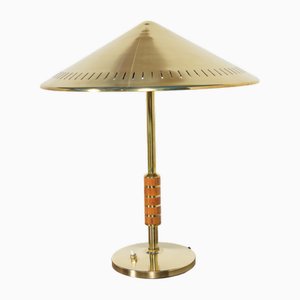 Vintage Danish Table Lamp in Brass by Bent Karlby for Lyfa, 1950s