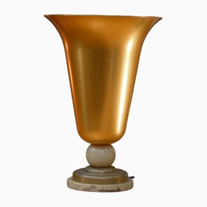 Art Deco Metal Table Lamp, 1930s