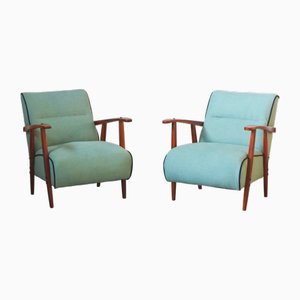 Vintage Stühle aus Eschenholz, 1940er, 2er Set