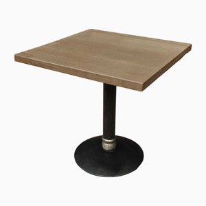 Vintage Oak Bistro Table, 1960s