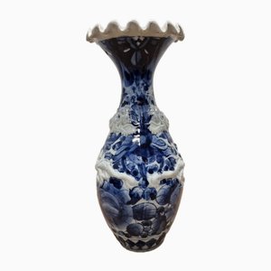 Vintage Japanese Porcelain Dragon Vase, 1970s