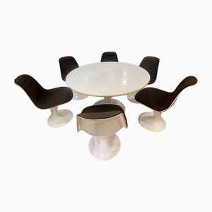 Orbit Series Chairs and Table by Herman Miller for Vitra, 1960s, Set of 7