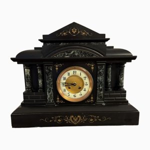 Orologio da camino antico in marmo, 1890