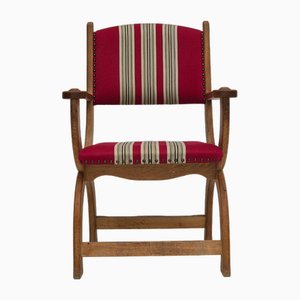 Dänischer Vintage Sessel aus Wolle & Eiche, 1970er