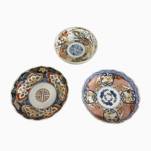 Antike Imari Schalen, 1900, 3 . Set