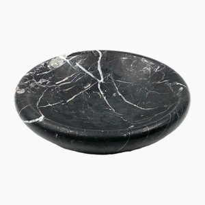 Black Marble Ashtray from Casigliani, Italy, 1970s