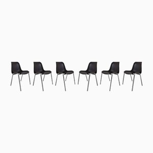 Chaise Modèle Europa par Helmut Starke, 1974, Set de 6