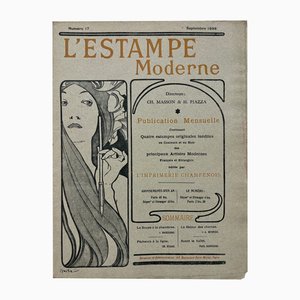 Alphonse Mucha, Sobre de l'Estampe Moderne, septiembre de 1898, Litografía