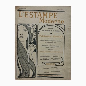Alphonse Mucha, Portada para l'Estampe Moderne, marzo de 1899, Litografía
