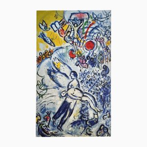 Marc Chagall, Creation of Man, Lithographie, 1986