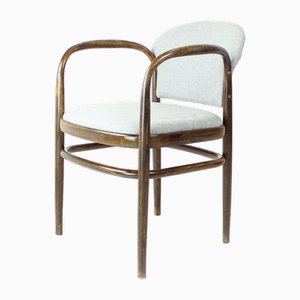 Poltrona in legno curvato, Cecoslovacchia, anni '50