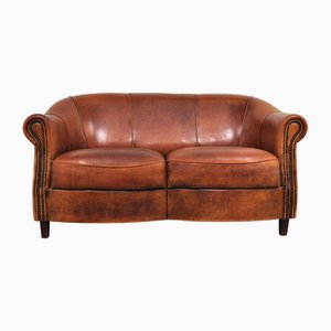 Vintage Joris Sofa in Sheep Leather, 1970s