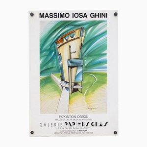 Massimo Iosa Ghini, Poster of the Exhibition in Geneva, 1990, Print