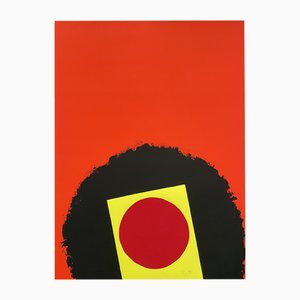 Luis Feito, Circle XII, 1970, Original Screenprint