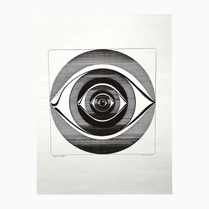 C. Keller, Auge Um Auge, 1975, Print