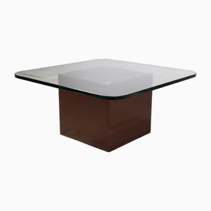 Coffee Table attributed to Tito Agnoli for Matteo Grassi, Italy, 1979