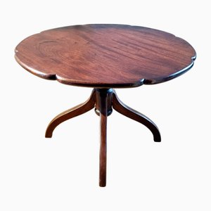 Edwardian Mahogany Tripod Coffee Table, 1890s