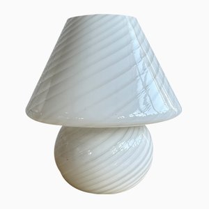 Lampe de Bureau Champignon Mid-Century Moderne en Verre Murano, Italie, 1970s