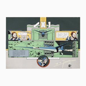 Edgar Pierre Jacobs, The Secret of the Swordfish, 1987, Serigraph